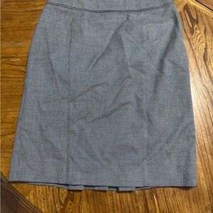 White House Black Market Gray Pencil Skirt